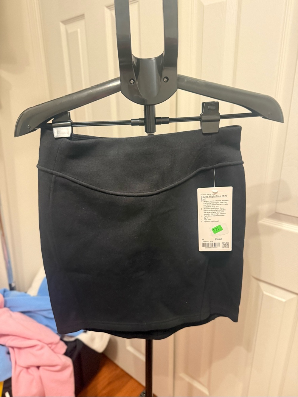 lululemon athletica Black Stretch Mini Skirt